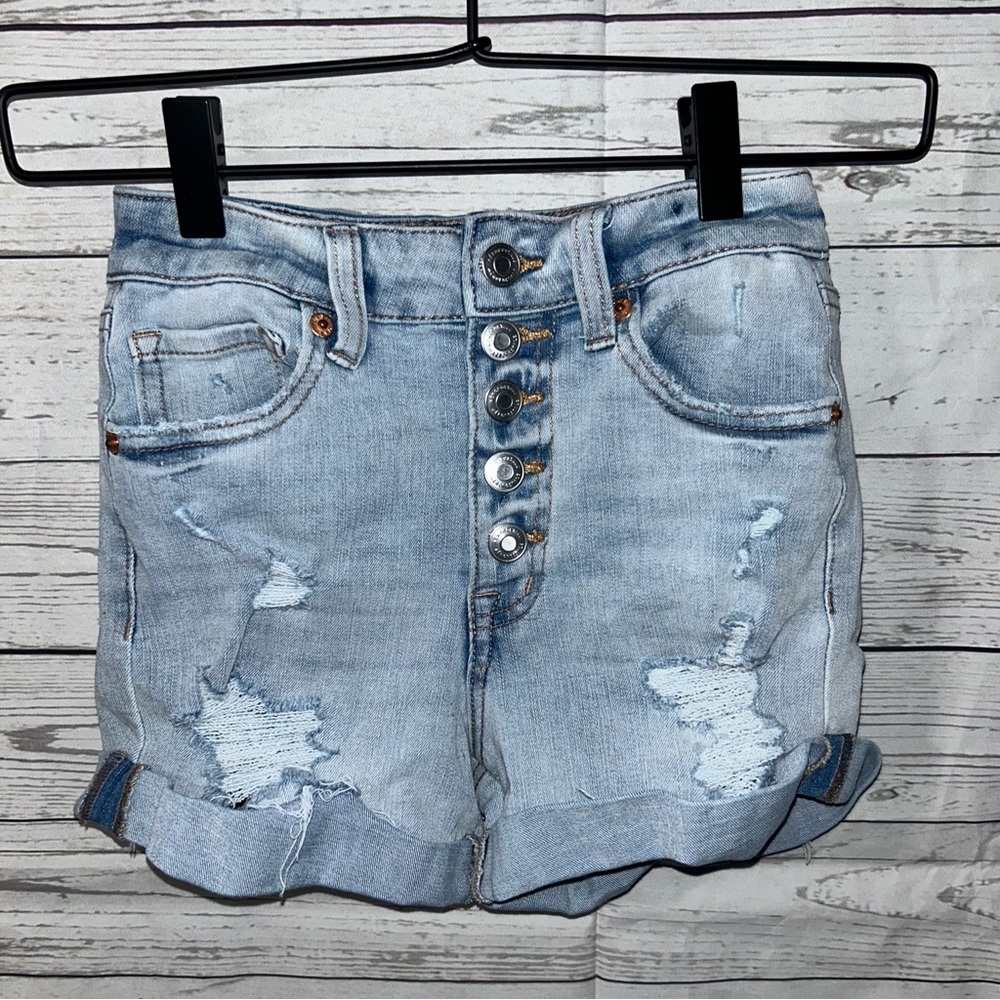 EUC Aero Super High Rise Midi Shorts Size 00
